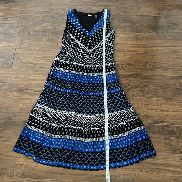 Tahari Lightweight Cottagecore, Midi, Boho Nylon Spandex Blend Dress, Sz. XS. - Picture 12 of 14